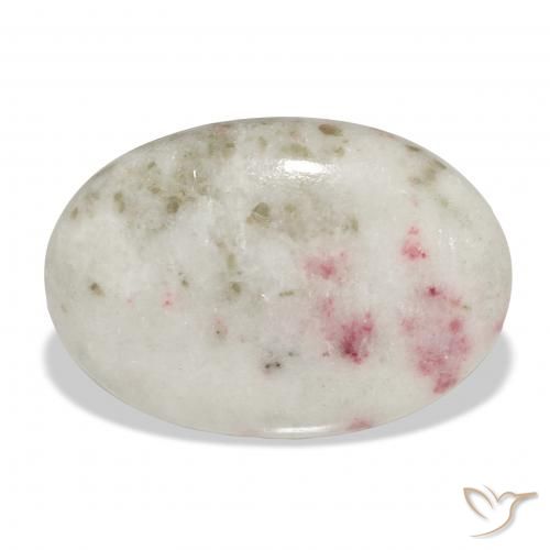 17.54ct Natural Multicolor Cinabrio, Ovalada, Opaco