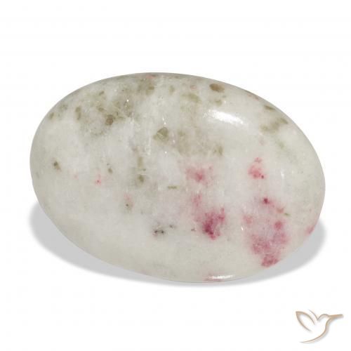 Cinabrio Multicolor natural de 17.54 ct, Ovalada, Opaco