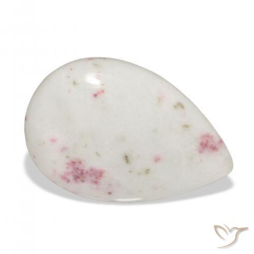 Cinabrio Multicolor natural de 13.28 ct, En forma de pera, Opaco
