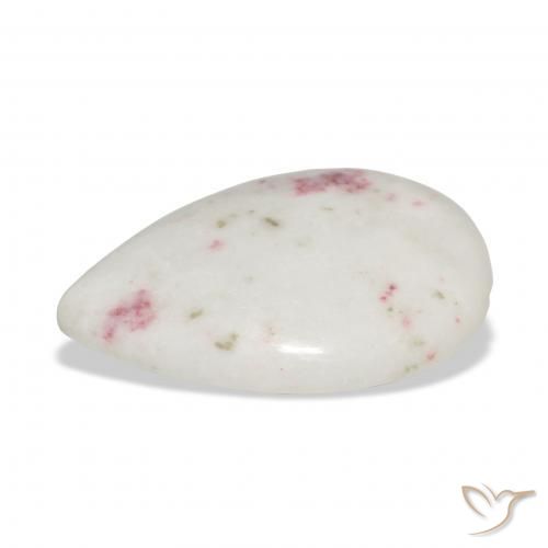 Cinabrio Multicolor natural de 13.28 ct, En forma de pera, Opaco