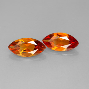 Gemas de citrino amarillo natural de  ct, marquesa, VVS-VS