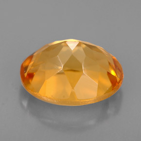 Citrino amarillo natural de 2,66 ct, corte óvalo, VVS