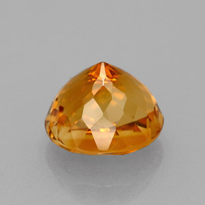 Citrino naranja natural de 1,33 ct, corte óvalo, VVS-VS