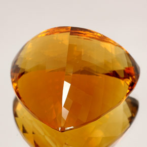 Citrino amarillo natural de 135,62 ct, trillón, IF