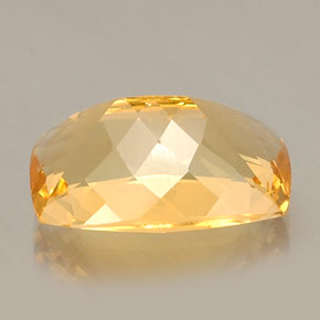 Citrino amarillo natural de 12,60 ct, corte cojín, VVS-VS
