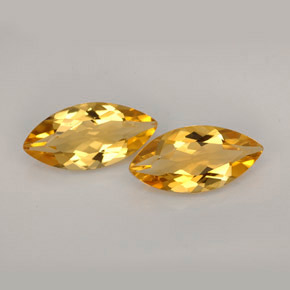 Gemas de citrino naranja natural de  ct, marquesa, VVS-VS