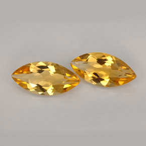 Gemas de citrino naranja natural de  ct, marquesa, VVS-VS