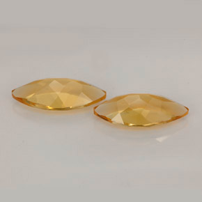 Gemas de citrino naranja natural de  ct, marquesa, VVS-VS