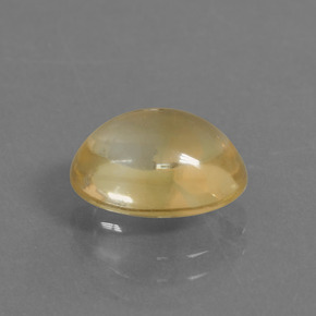 Citrino amarillo natural de 3,25 ct, corte óvalo, transparente