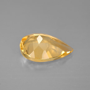 Citrino amarillo natural de 2,44 ct, en forma de pera, VVS-VS