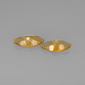 Gemas de citrino amarillo natural de  ct, marquesa, VVS-VS