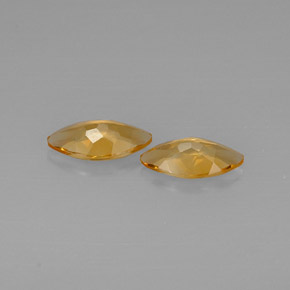 Gemas de citrino amarillo natural de  ct, marquesa, VVS