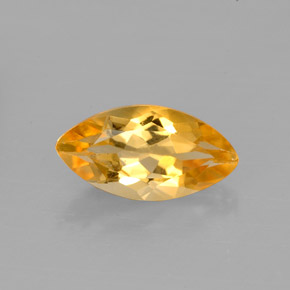 Citrino amarillo natural de 1,83 ct, marquesa, VVS-VS