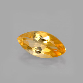Citrino amarillo natural de 1,83 ct, marquesa, VVS-VS