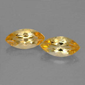 Gemas de citrino oro natural de  ct, marquesa, VVS