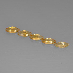Gemas de citrino amarillo natural de  ct, marquesa, VVS-VS