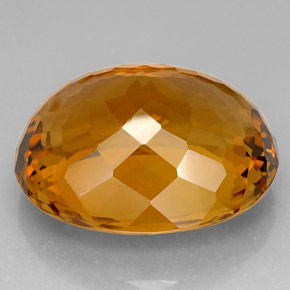 Citrino Coñac natural de 156.40 ct, Corte Óvalo, IF