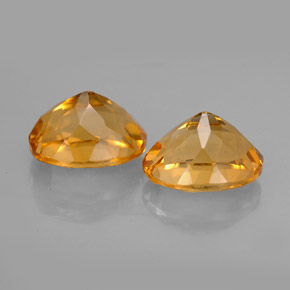Gemas de citrino amarillo natural de  ct, corte óvalo, VVS-VS