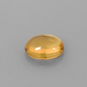 Citrino amarillo natural de 2,66 ct, corte óvalo, transparente
