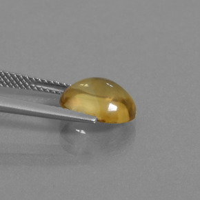 Citrino oro natural de 2,97 ct, corte óvalo, transparente