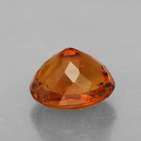 Citrino naranja natural de 5,81 ct, corte óvalo, VVS-VS