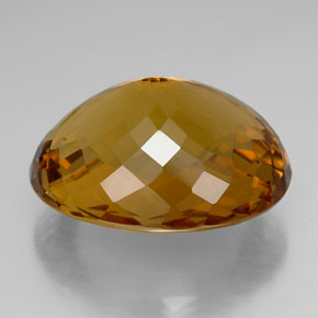 Citrino amarillo natural de 100,00 ct, corte óvalo, IF
