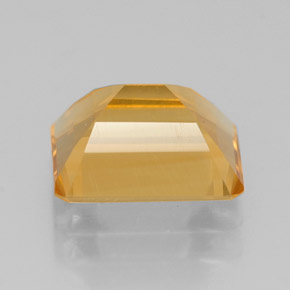 Citrino amarillo natural de 2,04 ct, corte esmeralda, VVS-VS