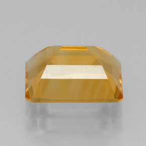 Citrino amarillo natural de 2,05 ct, corte esmeralda, VVS-VS