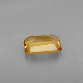 Citrino amarillo natural de 1,89 ct, corte esmeralda, VVS-VS