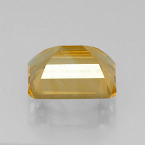 Citrino amarillo natural de 2,18 ct, corte esmeralda, VVS