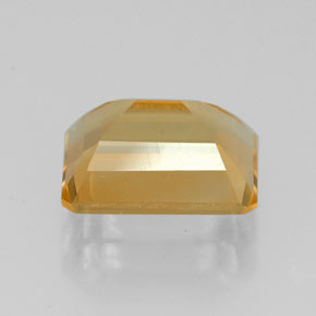 Citrino amarillo natural de 2,22 ct, corte esmeralda, VVS