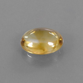 Citrino oro natural de 2,74 ct, corte óvalo, transparente
