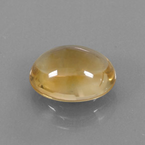 Citrino amarillo natural de 3,28 ct, corte óvalo, transparente