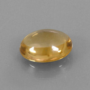 Citrino oro natural de 2,76 ct, corte óvalo, transparente
