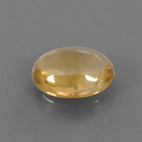 Citrino amarillo natural de 2,26 ct, corte óvalo, transparente