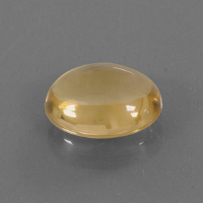 Citrino oro natural de 2,52 ct, corte óvalo, transparente