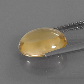 Citrino oro natural de 2,52 ct, corte óvalo, transparente