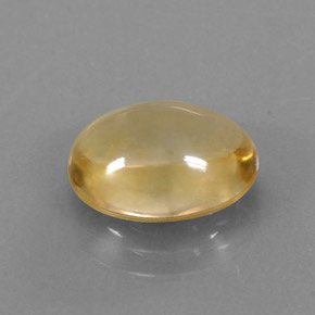 Citrino oro natural de 3,01 ct, corte óvalo, transparente
