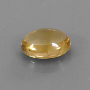 Citrino oro natural de 2,87 ct, corte óvalo, transparente