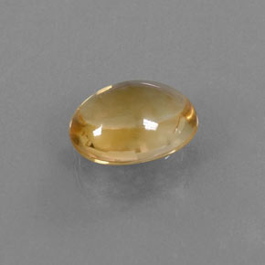 Citrino amarillo natural de 2,22 ct, corte óvalo, transparente