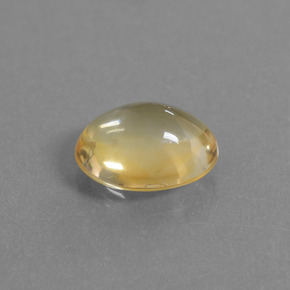 Citrino oro natural de 3,21 ct, corte óvalo, transparente