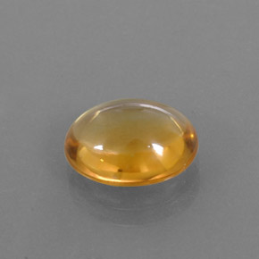 Citrino oro natural de 2,94 ct, corte óvalo, transparente