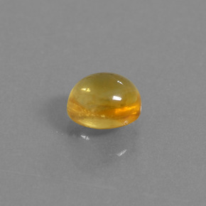 Citrino oro natural de 2,48 ct, corte óvalo, transparente