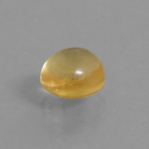 Citrino amarillo natural de 1,71 ct, corte óvalo, transparente