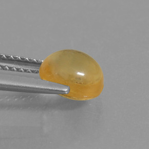 Citrino amarillo natural de 1,71 ct, corte óvalo, transparente