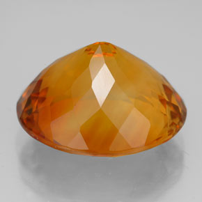 Citrino naranja natural de 13,96 ct, corte óvalo, VVS