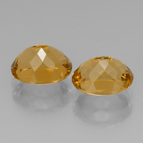 Gemas de Citrino Dorado amarillo natural de  ct, Corte Óvalo, IF