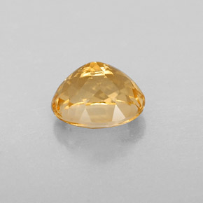 Citrino amarillo natural de 1,69 ct, corte óvalo, IF