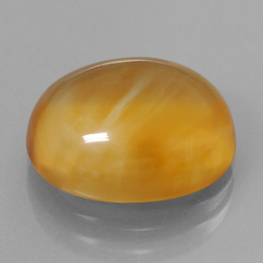 Citrino amarillo natural de 8,07 ct, corte óvalo, transparente