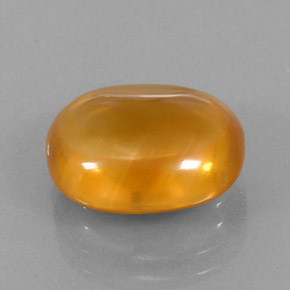 Citrino naranja natural de 7,81 ct, corte óvalo, transparente